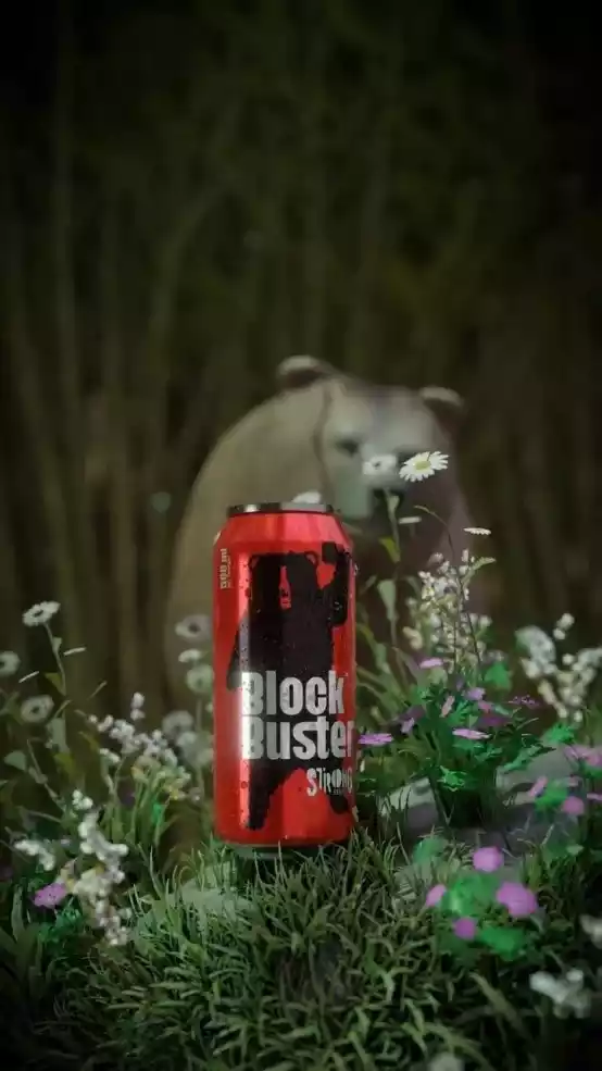 3D Product Rendering Beverage Can Advertisement Visualization