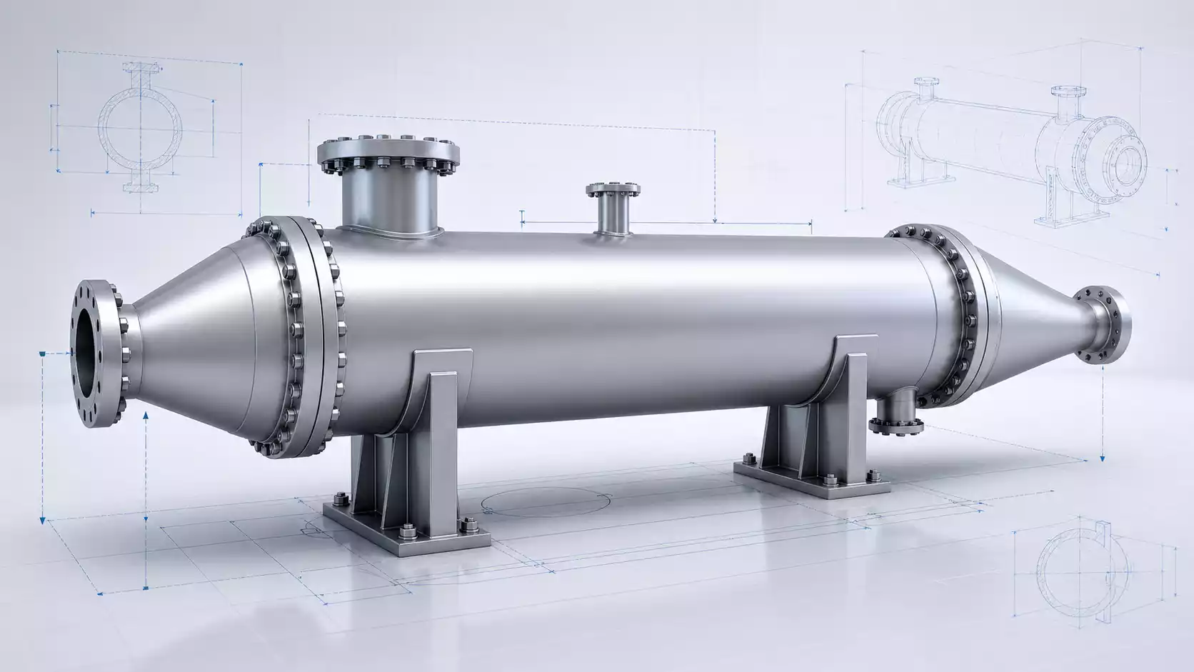 Mechanical design and ASME code validation of shell and tube heat exchanger