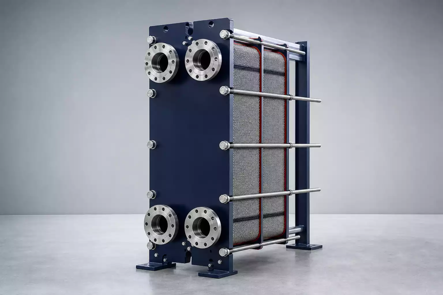 Commercial plate and frame heat exchanger equipment for industrial use